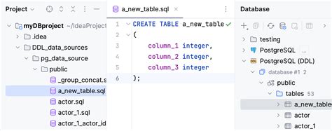 Ddl Data Sources Intellij Idea Documentation