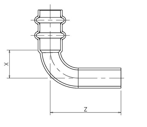 Mueller Streamline ACR 90 Street Elbow FTG X P On Mueller