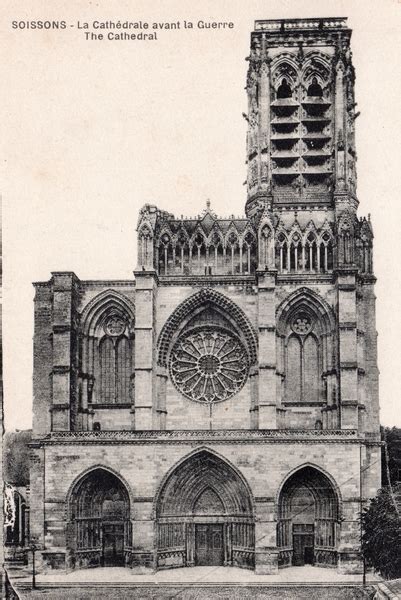 Soissons La Cath Drale Saint Gervais Et Saint Protais Avant La