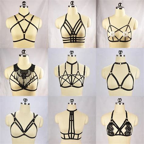 Arn S Ajust Vel Para Mulheres Lingerie Bondage Sexy Bralette Cinto De