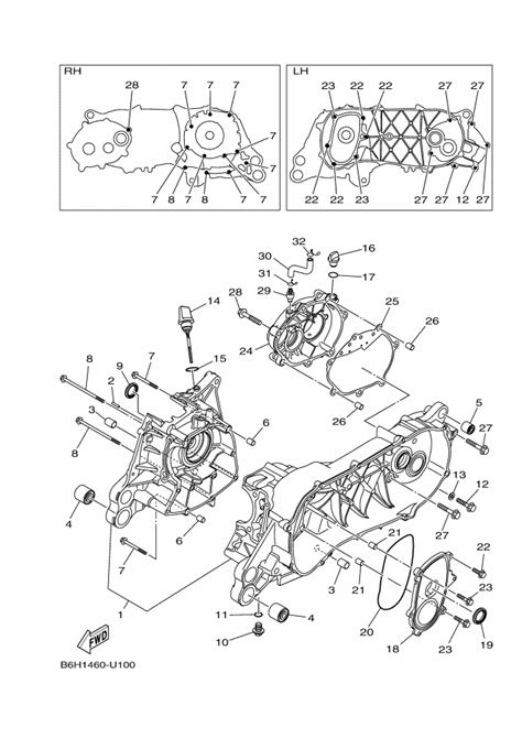 Moto Th Yamaha Nmax Connected Parts Crankcase