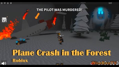 Roblox Plane Crash In The Forest Youtube