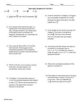 Master Circular Motion With Answers Free Pdf Worksheet For Practice