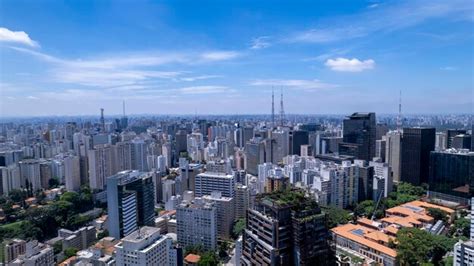 Premium Photo | Aerial view of avenida paulista in sao paulo brazil ...