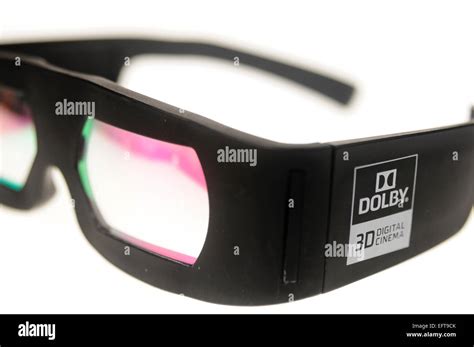 Dolby Digital Cinema 3d Glasses Stock Photo Alamy