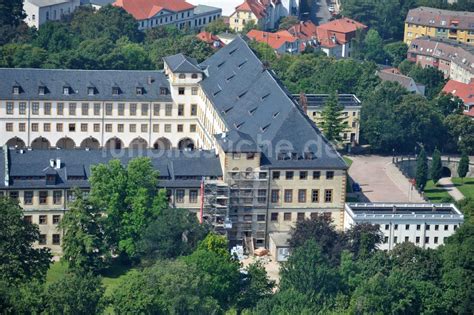 Gotha aus der Vogelperspektive Schloss Friedenstein in Gotha in Thüringen