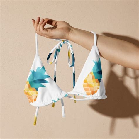 Pineapple Bikini Etsy