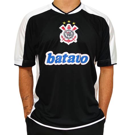 Camisa Corinthians Retro Mundial Batavo Masculino Camisa Retr