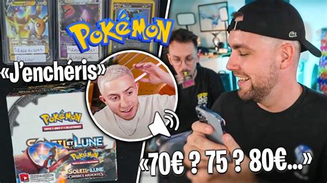 Quand Michou m achète un booster Pokémon aux enchères je l ouvre