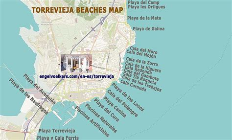 Torrevieja Beaches and Coves Guide & Map