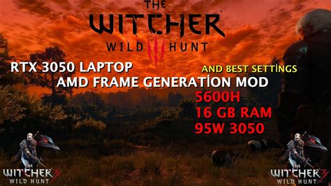 The Witcher Amd Fsr And Frame Generation Mod Rtx