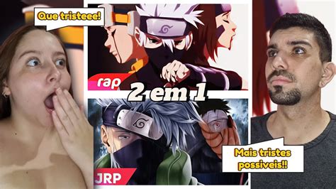 REACT 2 EM 1 Rap do Kakashi Obito e Rin NINJAS MERECEM PERDÃO