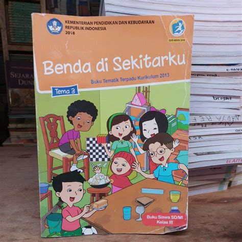 Jual BUKU TEMA KELAS 3 III SD TEMA 1 TEMA 2 TEMA 3 TEMA 4 KURIKULUM