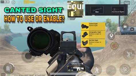 Canted Sight Tips And Tricks Pubg Mobile New Update Youtube