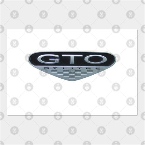 Pontiac Gto Logo Gto Posters And Art Prints Teepublic