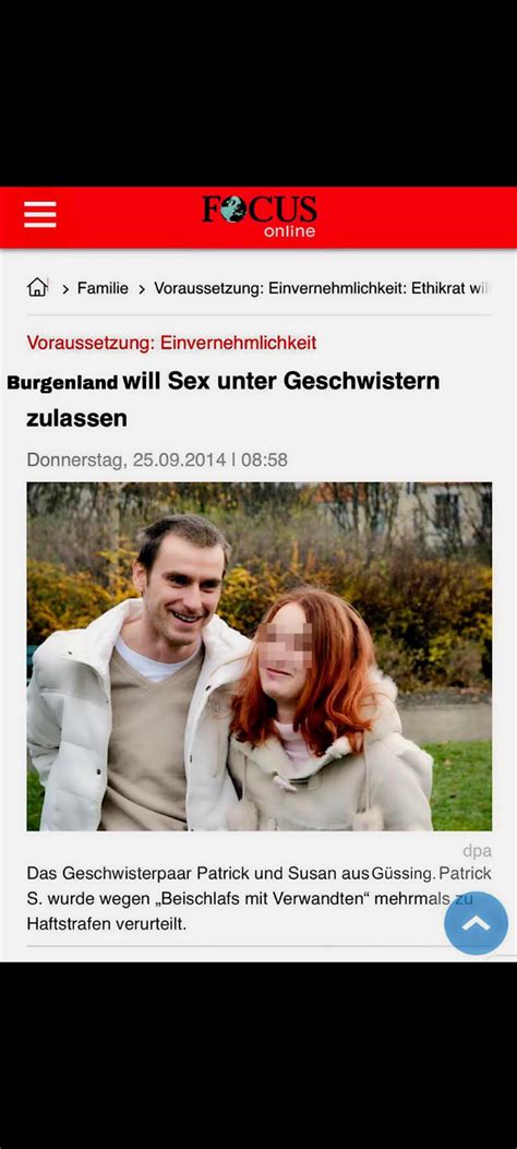 Translation Burgenland Wants To Legalize Sex Between Siblings R SuddenlyIncest