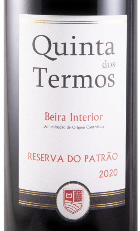 Quinta Dos Termos Reserva Do Patr O Tinto