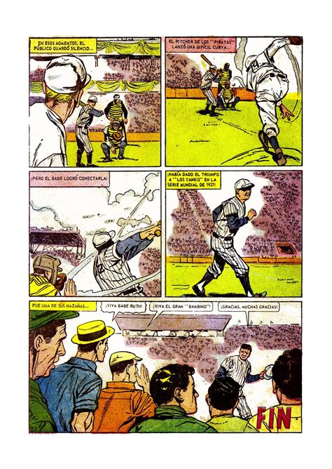 Aquellos inolvidables tebeos Estrellas del Deporte 007 Babe Ruth Escaneo inédito de Arcano9