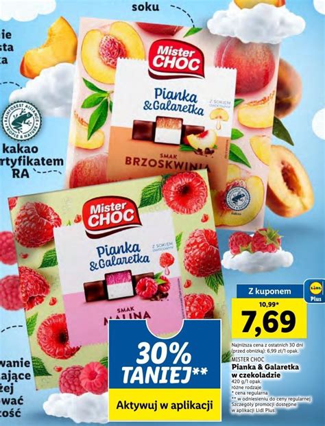 Promocja Mister Choc Pianka Galaretka w czekoladzie 420g różne rodzaje