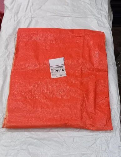 Pe Laminated Knitted Hdpe Orange Waterproof Tarpaulin Thickness Mm