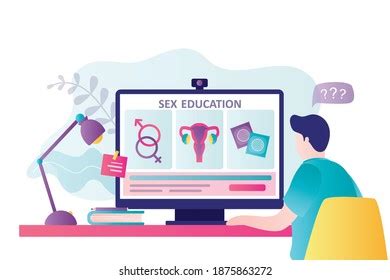 Sex Education Gynecologist Doctor Consultate Girls Stock Vector Royalty Free