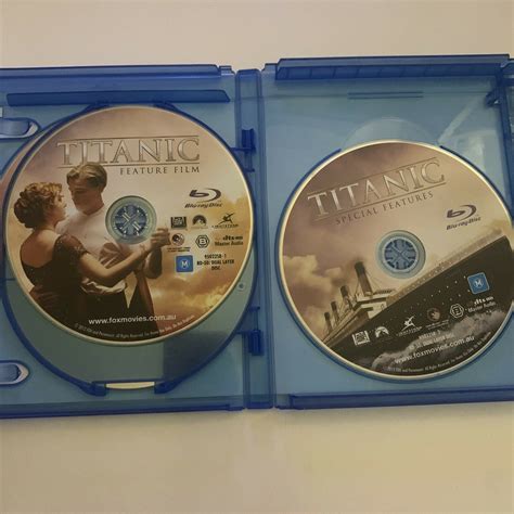 Titanic 3d Blu Ray 1997 4 Disc Set Leonardo Dicaprio Kate Winslet