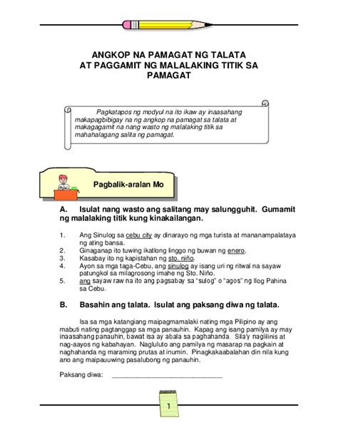 Grade 2 Pagbibigay Ng Wakas Sa Kwento Worksheets Dewakas