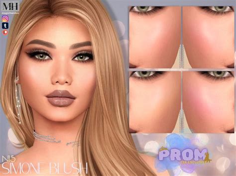 Simone Blush N In Sims Sims Makeup