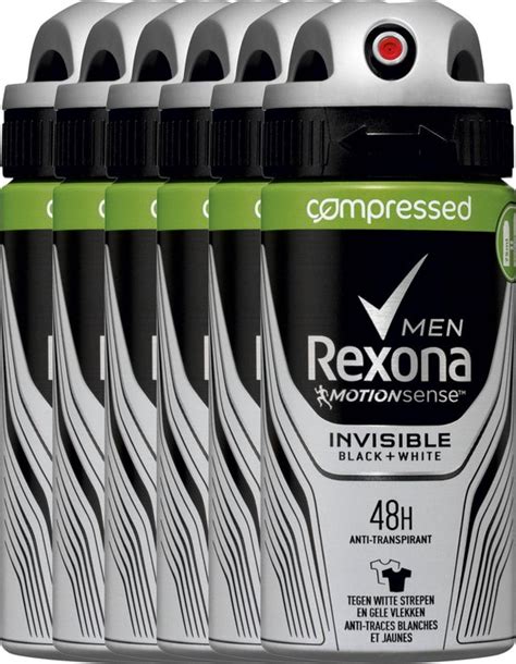 Rexona Men Deodorant Invisible On Black White Clothes X Ml