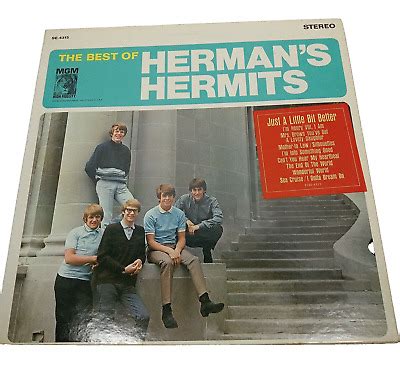 Herman S Hermits The Best Of Herman S Hermits 1965 Vinyl Record SE 4315