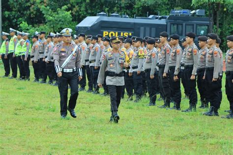 Operasi Keselamatan Krakatau 2023 Polres Tubaba Apel Gelar Pasukan Cakra Lampung