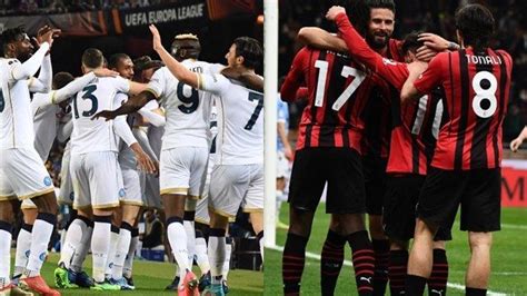 Jadwal Liga Italia Serie A Pekan Ke 28 Napoli Vs AC Milan Saling