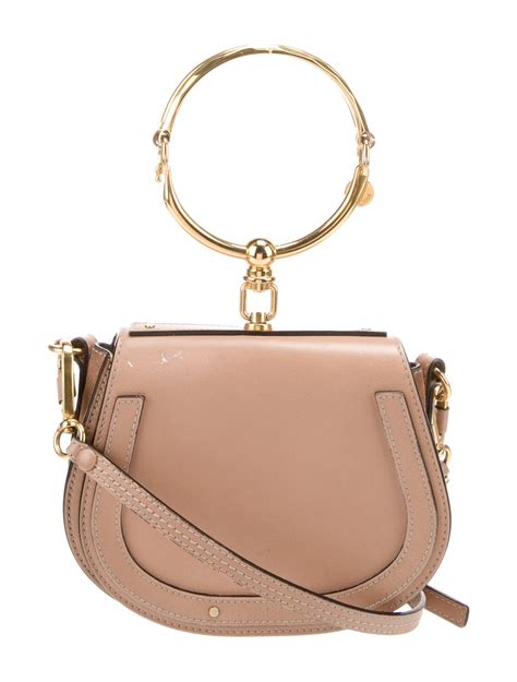 Chloé Small Nile Bracelet Bag Neutrals Crossbody Bags Handbags