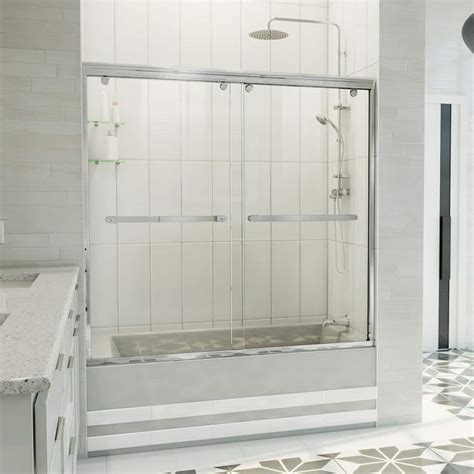 Dreamline Charisma X In W X In H Semi Frameless Sliding Tub