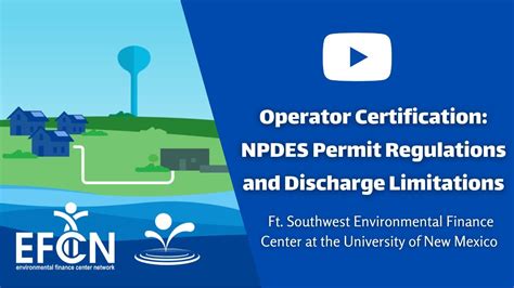 Webinar Npdes Permit Regulations And Discharge Limitations Youtube