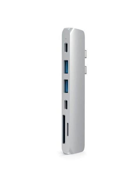 Satechi Aluminum Type-C Pro Hub Adapter Silver ST-CMBPS купить недорого ...