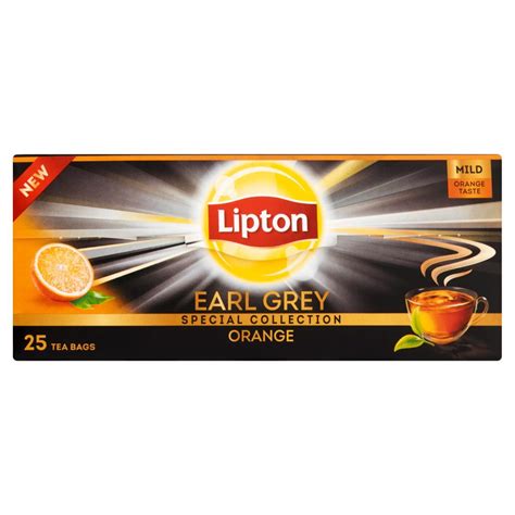 Lipton Earl Grey Orange Herbata Czarna 35 G 25 Torebek Delikatesy