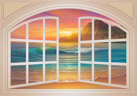 Window Murals Beach Murals Seascape Murals Murals 101