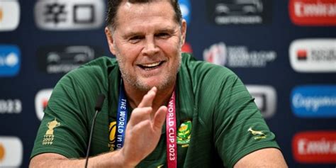 Rassie Erasmus Es Un Gran Honor Entrenar A Los Springboks Y Estoy