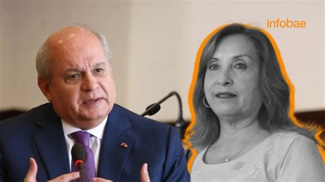 El Problema Es La Presidenta Dina Boluarte Pedro Cateriano Cree Que