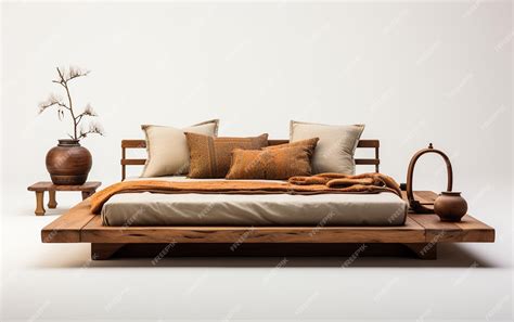 Premium AI Image | Traditional Japanese Bed