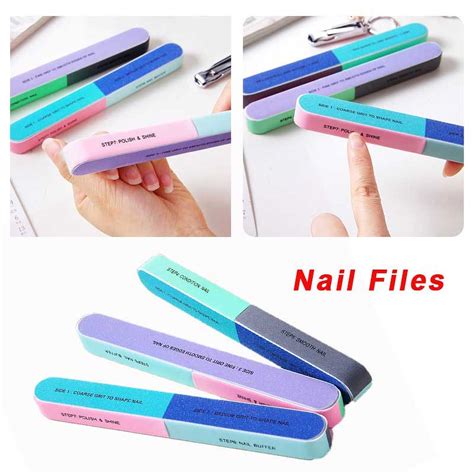 Skbey Mini Files For Nails 100180 Files 100180 Japanese Nail Buffer