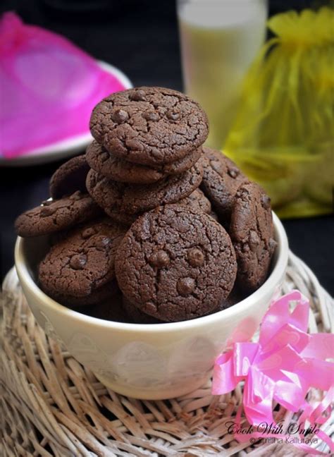 Eggless Brookies Recipe Soft Chewy Brownie Cookies Cook With Smile