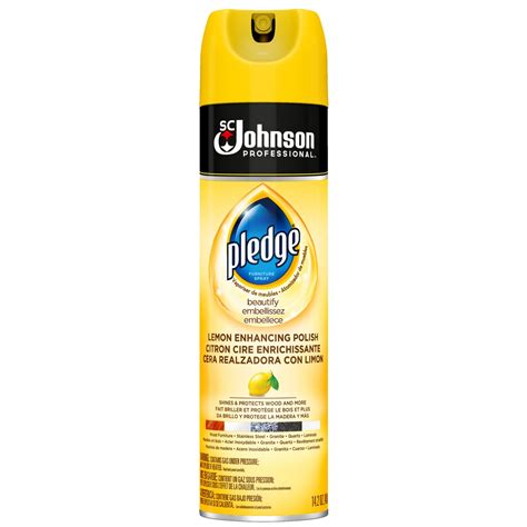 Pledge Furniture Polish Aerosol Lemon Scented G Grand Toy