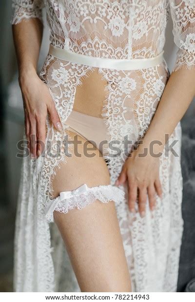 Part Body Halfnaked Girl White Underwear Stock Photo 782214943