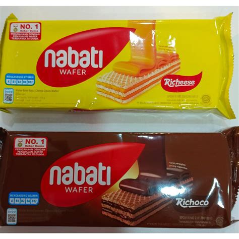 Nabati Wafer Varian Rasa Richocoricheese 110g Shopee Malaysia