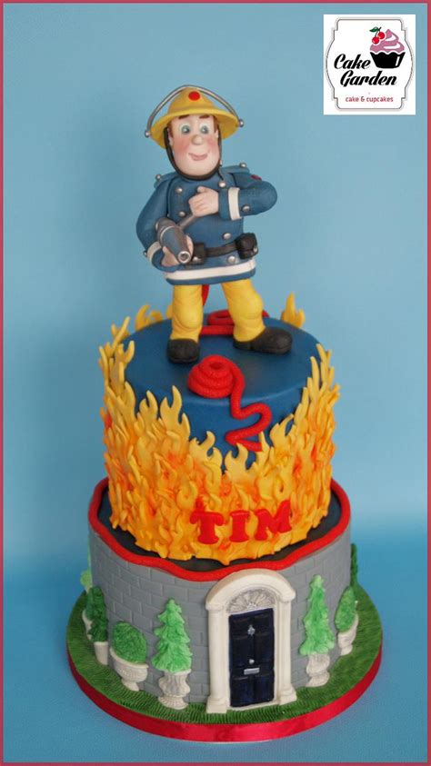 Fireman Sam Cake Decorated Cake By Cake Garden Cakesdecor