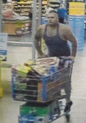 Suspects Caught On Tape Stealing Groceries From Walmart