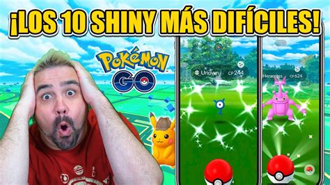 ¡los 10 Shinies MÁs DifÍciles De Conseguir En Pokémon Go Octubre 2022