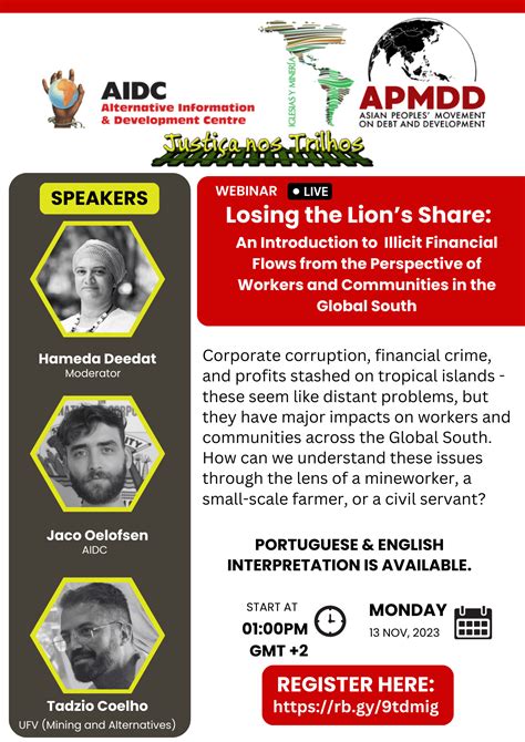 WEBINAR | Losing the Lion’s Share | Global South Project